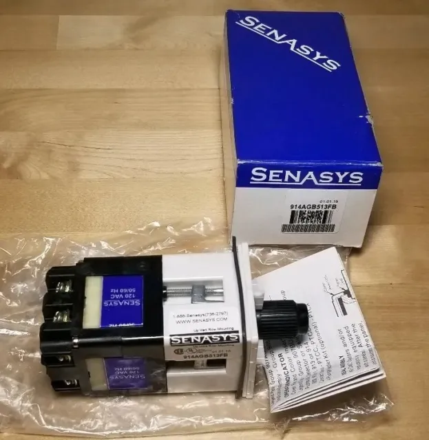 Senasys 914AGB513FB Selector Switch, 120V 50/60Hz