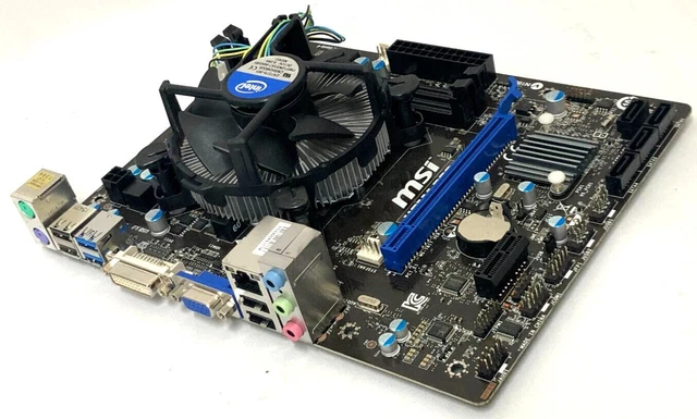Kit Placa de baza MSI H81M-P33, Intel Core i5 4570 3.2GHz, 16GB DDR3