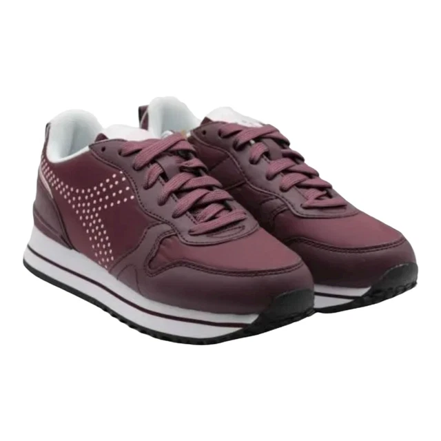 Scarpe donna ragazza diadora Olympia viola platform zeppa sneakers sportive