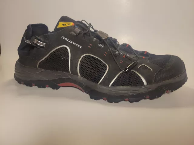 Salomon Techamphibian 3 Mens 13 M Black Sport Sandals Water Shoes 128478 Reflect