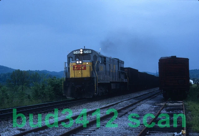 LN L&N Louisville & Nashville U30C #1549 at Corbin KY 1972 ORIG Slide!