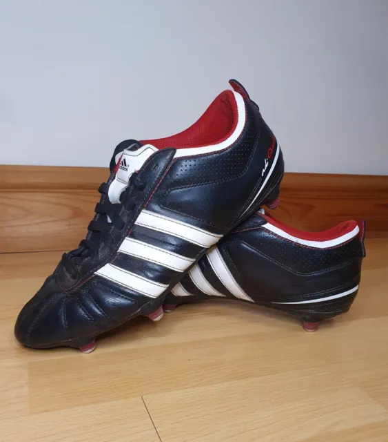 Adidas AdiQuestra SG Mens Changable Studs Football Boots Black Size UK 7