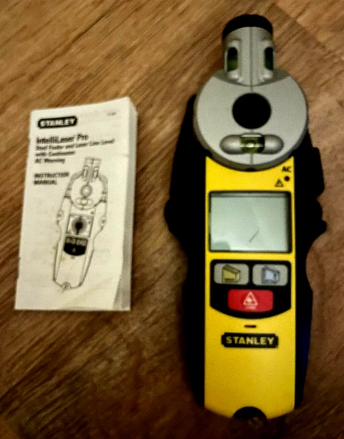 Stanley IntelliLASER PRO 77-260 Stud Finder & Laser Line Level + Manual