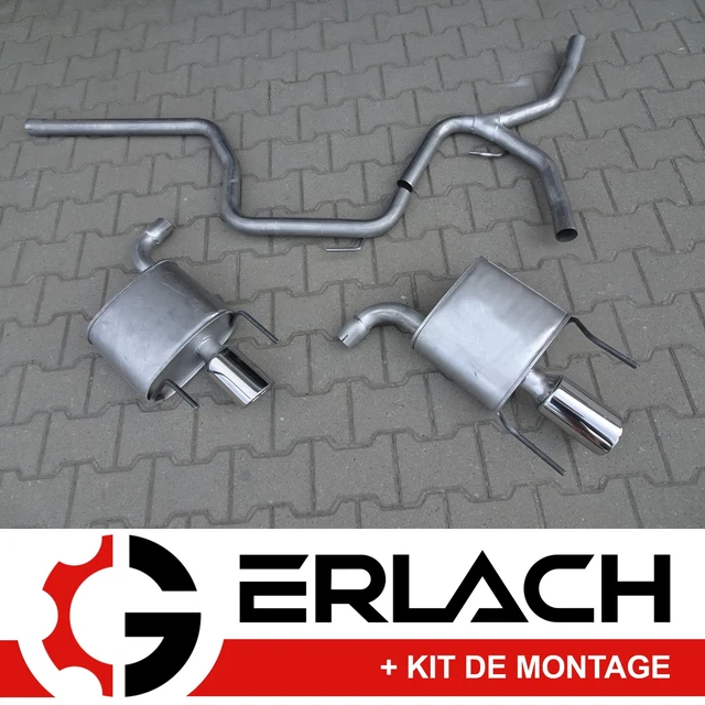 Silencieux Arrière Duplex Sport 2x90mm Pour ALFA ROMEO 159 1.9/2.0/2.4 JTDM (2005-2011) - Neuf