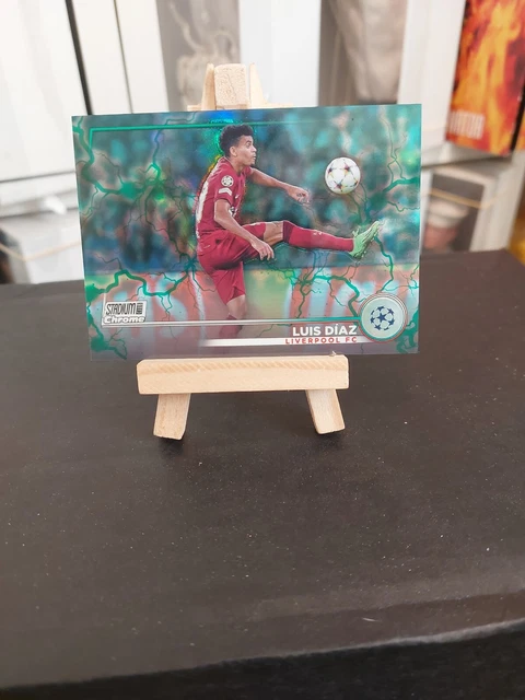 Topps Stadium Chrome 'Electric' Luis Diaz Liverpool/225