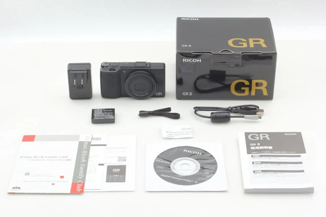 SH:30 [UNUSED IN Box] Ricoh GR II GR2 GRii 16.2MP Digital Camera From ...