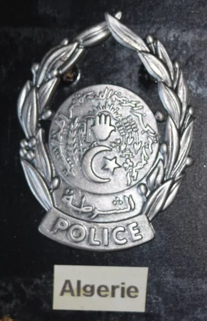 Insigne de police Algérie