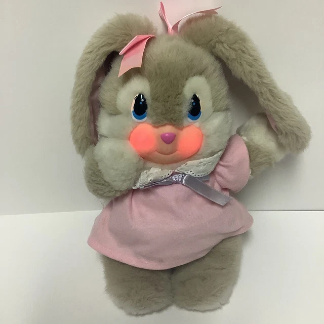 VINTAGE BLUSHABLES BLUSHING Bunny Rabbit Plush A Little Happiness 13 ...