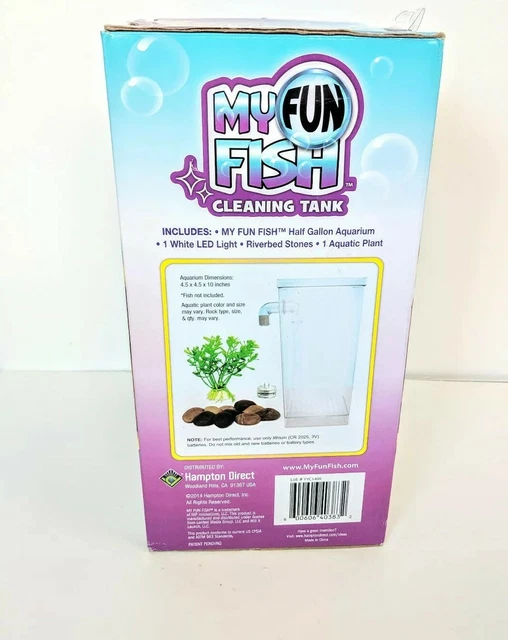 Kids Fish Tank Self Clean Fish Tank Low Maintenance Fun Gift Easy Setup Aquarium 2