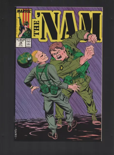Marvel Comics The 'Nam May 1988 VOL# 1 NO# 18 Comic Book Comicbook