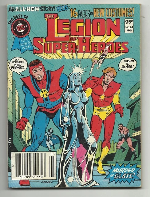 Best of DC Blue Ribbon Digest #24 - Legion of Super-Heroes - Superboy  FN/VF 7.0