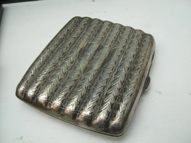 Birmingham 1908 Sterling Silver Cigar / Cigarette Case