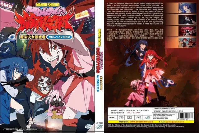 MAHOU SHOUJO MAGICAL Destroyers ( Vol.1-12 End ) Dvd + Extra Gift $34.65 -  PicClick AU