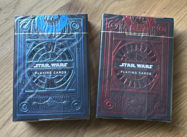 Star Wars Playing Cards Theory 11 tarjetas de juego azul/rojo lado claro y oscuro