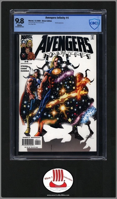 Avengers Infinity #4 CBCS 9.8  | Marvel 12/2000 1st full App The Infinities