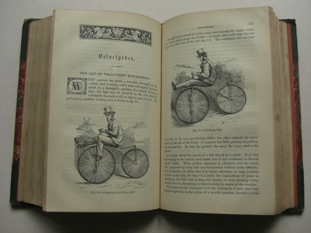 guide vélocipède, BERTOT 1895 velo ancien collection, altes fahrrad