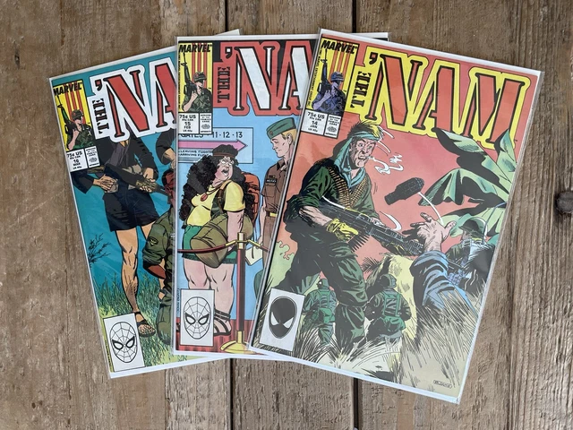 The ‘Nam Comic Lot Issues 14-16 VG+ 1987 Marvel Rob Little Mr Tran Doug Murray