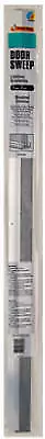 Frost King A79/36A Heavy-Duty Door Bottom, Brushed Chrome, 2 x 36 In. - Quantity 2