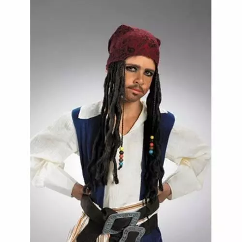 Disguise - Child Jack Sparrow Headband W/ Hair - Costume Accessory - Pirate