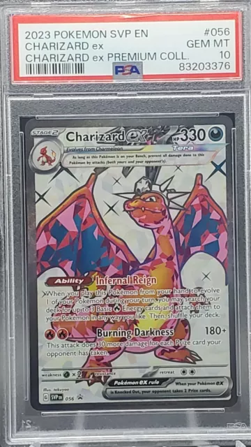 PSA 10 GEM Charizard ex Full Art Ultra Rare Promo Pokemon Card SVP EN 056