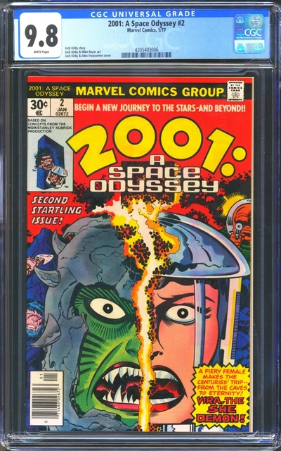 2001 Space Odyssey #2 - Cgc 9.8 Wp - Nm/Mt - Jack Kirby