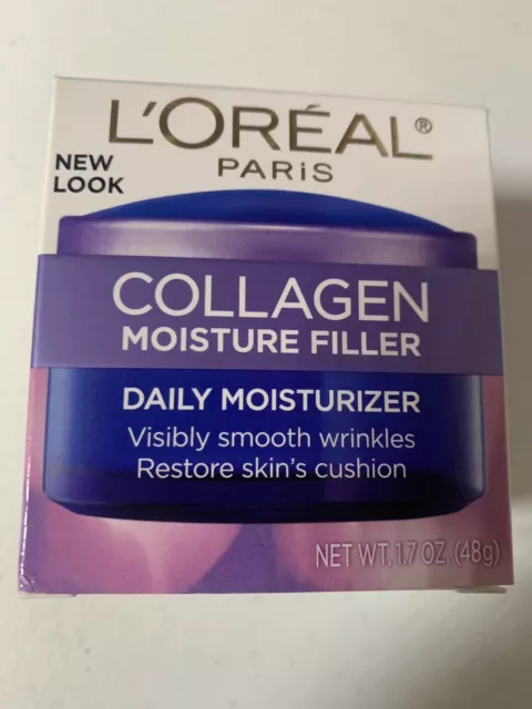 L'Oreal Paris Collagen Moisture Filler Day Cream Moisturizer Face Skin Care New L'Oreal Paris Collagen Moisture Filler Day Cream Moisturizer Face Skin Care New