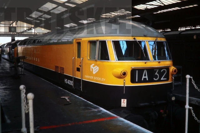 35MM SLIDE BR British Rail Diesel Loco HS4000 Class KESTRAL Finsbury ...