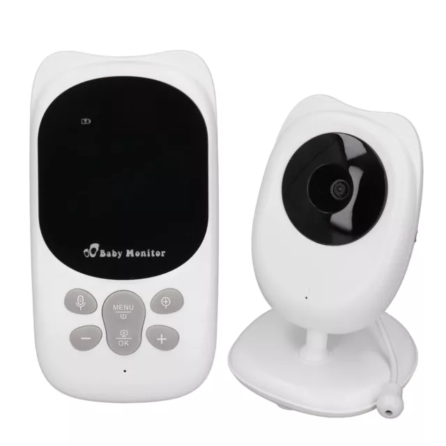 2.4in LCD Baby Monitor Wireless Dual Way Intercom Monitoring Camera Night Vi FSK