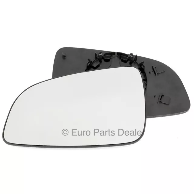 Wing mirror glass for Vauxhall Astra H 2004-2008 Left Passenger side