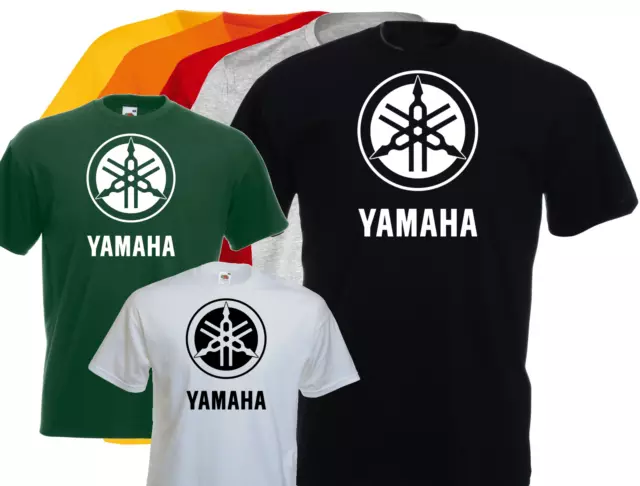 T-shirt logo YAMAHA, moto , nippon, vintage, biker, motard, S, M, L, XL, NEUF