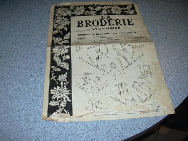 Album Ancien 'La Broderie Lyonnaise' HS N°4 - 1966, Grand Format, Rare (occasion)