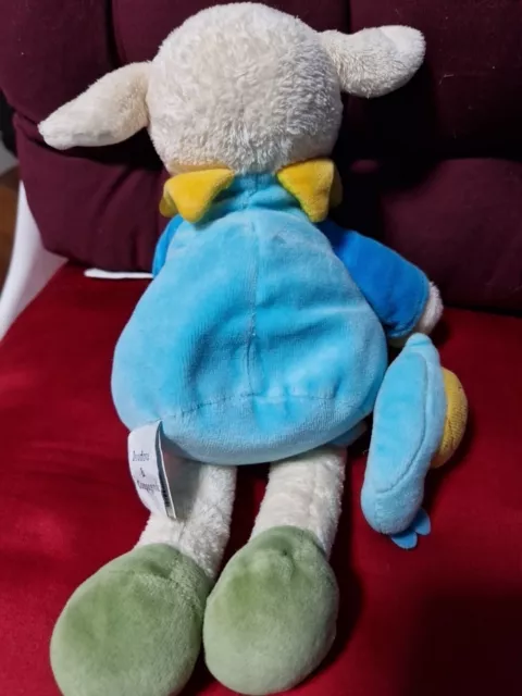 DOUDOU ET COMPAGNIE SIMON LE MOUTON Avec Escargot ETAT NEUF 25 Cm 2