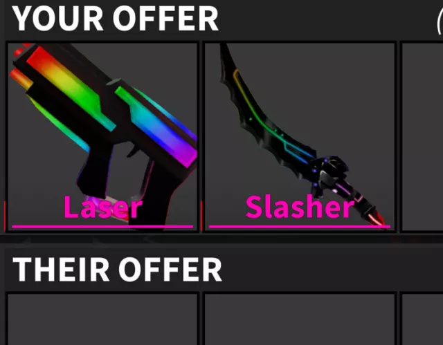 Traded Slasher for Laser in Mm2