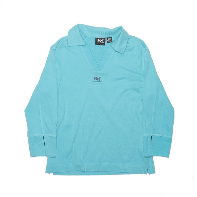 Felpa HELLY HANSEN donna outdoor blu collare S