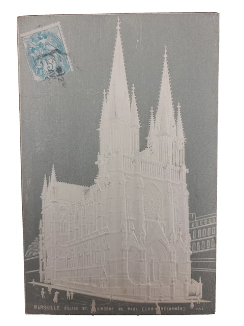 CPA AK MARSEILLE Church of St-Vincent de Paul Les Reformes (403305)