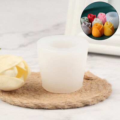 Jabón de silicona molde para hacer jabón molde hágalo usted mismo moldes hechos a mano ángulo tulipanesBD $g