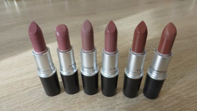 MAC Lippenstifte 45 verschiedene Farben+limitierte Lipsticks Nudes & Braun