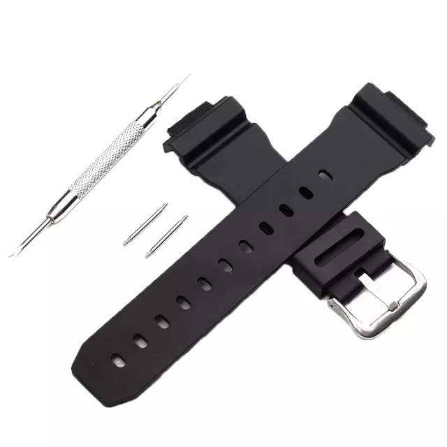 16mm WATCH BAND STRAP FITS For G SHOCK GA-100 G-8900 GW-8900 PINS TOOL gshock