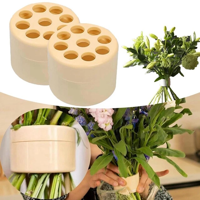 Support Spiralé Pour Fleurs - 3 Pièces - Idéal Pour Bouquets Et Décorations Vase - Design Pratique