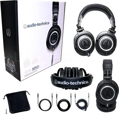 Audio-Technica ATH-M50x Écouteurs Circumaural Studio - Moniteur Professionnel 3