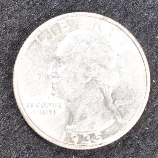 Stunning 1935 Washington Quarter in BU condition.