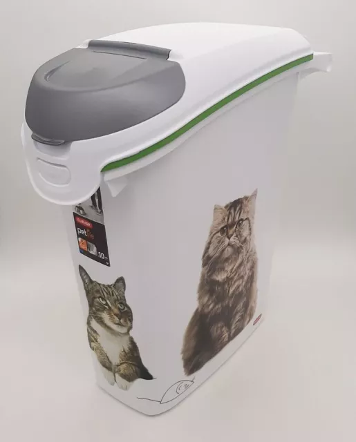 CURVER Pet Life Tierfutterbehälter mit Deckel 10kg/23L Katzen Futtercontainer 2