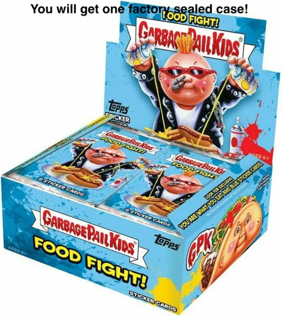 2021 Topps Garbage Pail Kids Food Fight 8 Boxes Factory Sealed Case