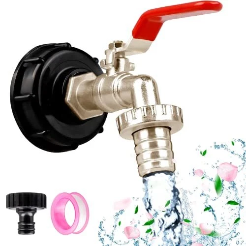 Niaetuto Robinet Cuve 1000l3/4" Raccord Cuve 1000 LitresAdaptateur de Réservo...
