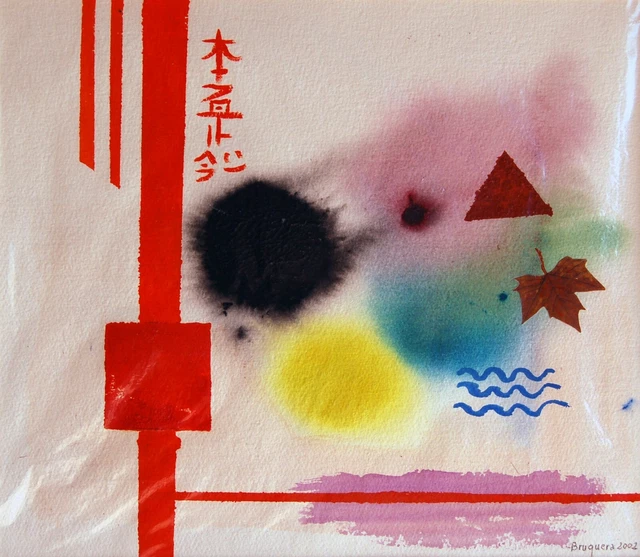 Nº 268 - Simbolo Reiki, Técnica mixta, s/marco, 32x36,5 cm.
