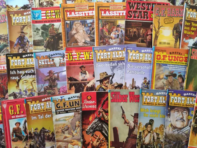 72 wertige Westernromane Top Zustand Unger Lassiter Aldamo Barner Kirby u.a.  AA