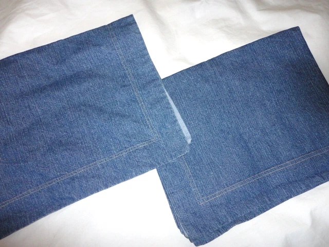 Fundas De Almohada Estándar The Company Store Azul Vainim Western (Par) 20 X 26