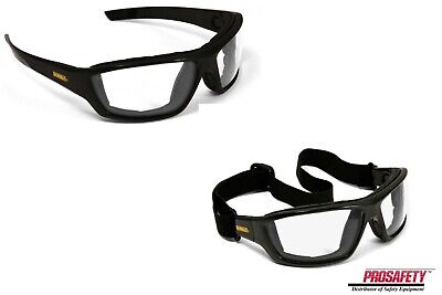 DeWalt DPG83-11D CONVERTER Hybrid Foam Padded Safety Glasses/Goggles CLEAR AF