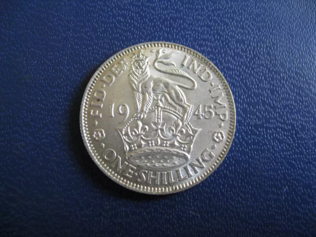 George VI Silver Shilling S.4082 1937 to 1946 EF grades