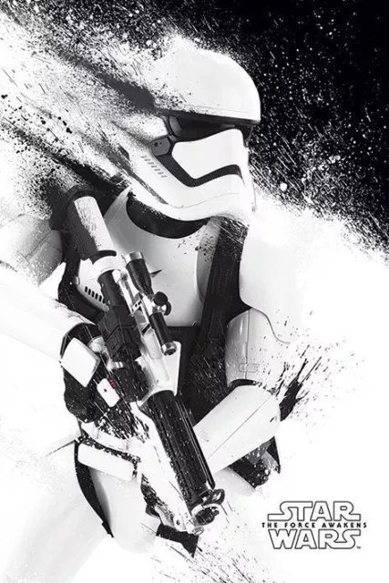 Star Wars Poster Episode VII Stormtrooper Paint 61x91.5cm